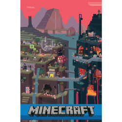 Plakát Minecraft World 85