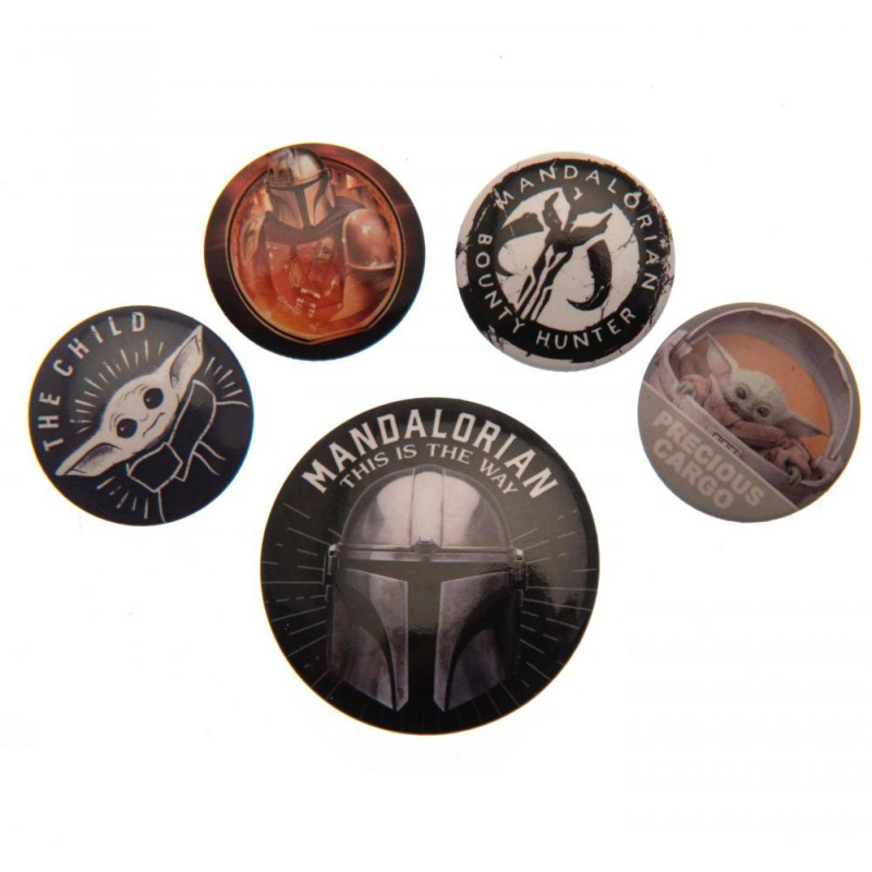 Odznaky Star Wars The Mandalorian Sada 5ks