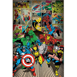 Plakát Marvel Comics Heroes 111