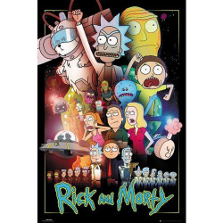 Plakát Rick And Morty Wars 245