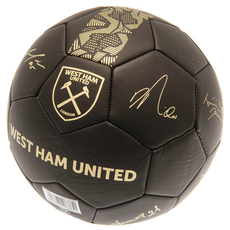 Fotbalový míč West Ham United FC Gold vel.5