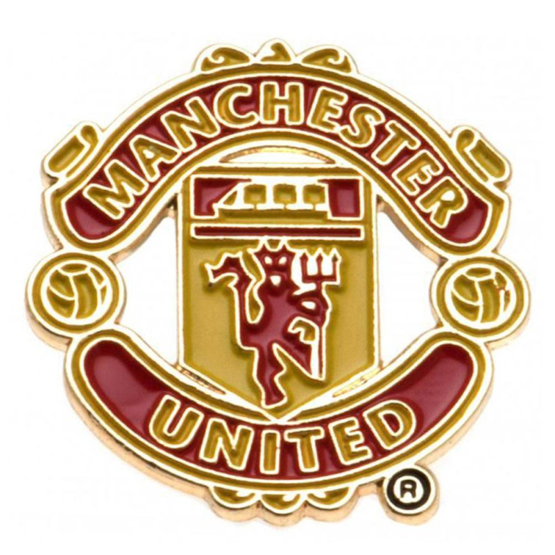 Kovový odznak Manchester United FC 25x25mm