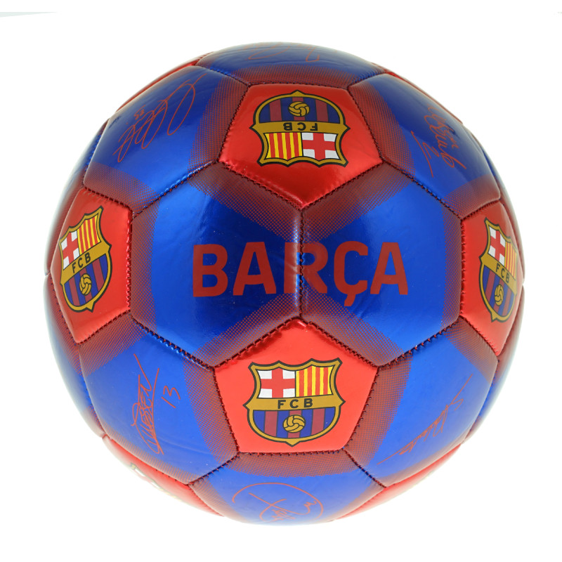 Fotbalový míč FC Barcelona podpisy 19 vel. 5