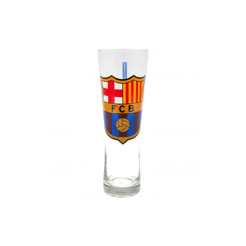Vysoká pivní sklenice FC Barcelona crest