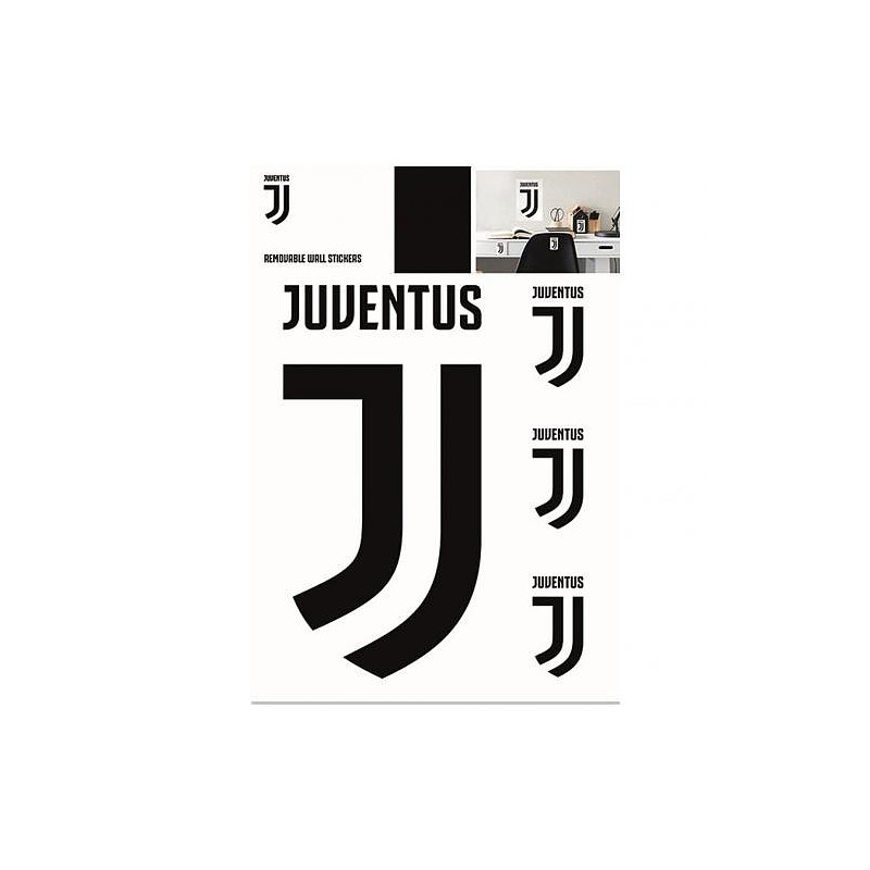 Nástěnné samolepky Juventus Turín 4ks