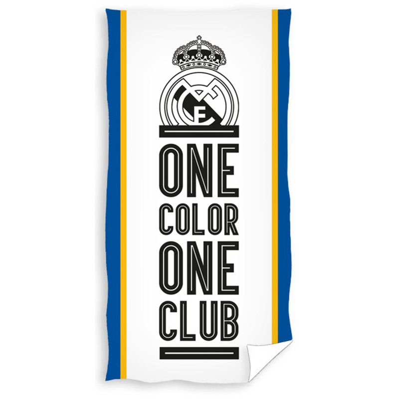 Osuška Real Madrid FC, 100% Bavlna, Bílá, 70x140 cm, Oficiální