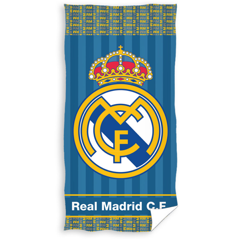 Osuška Real Madrid CF, Modro-žlutá, 70x140cm, 100% Bavlna, Oficiální