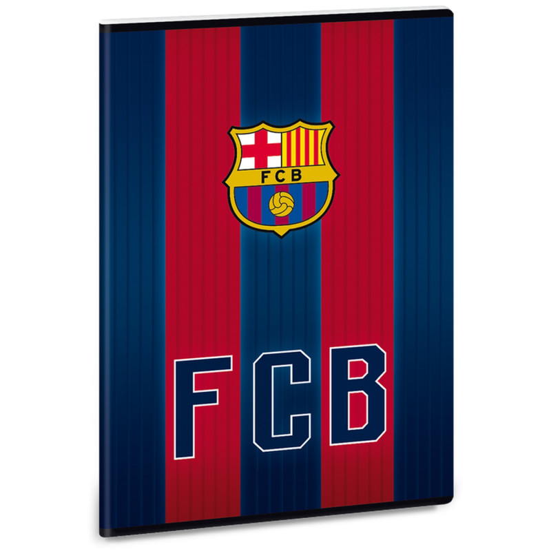 Školní Sešit 440 FC Barcelona, Nelinkovaný Bílý Papír A4, 40 Listů