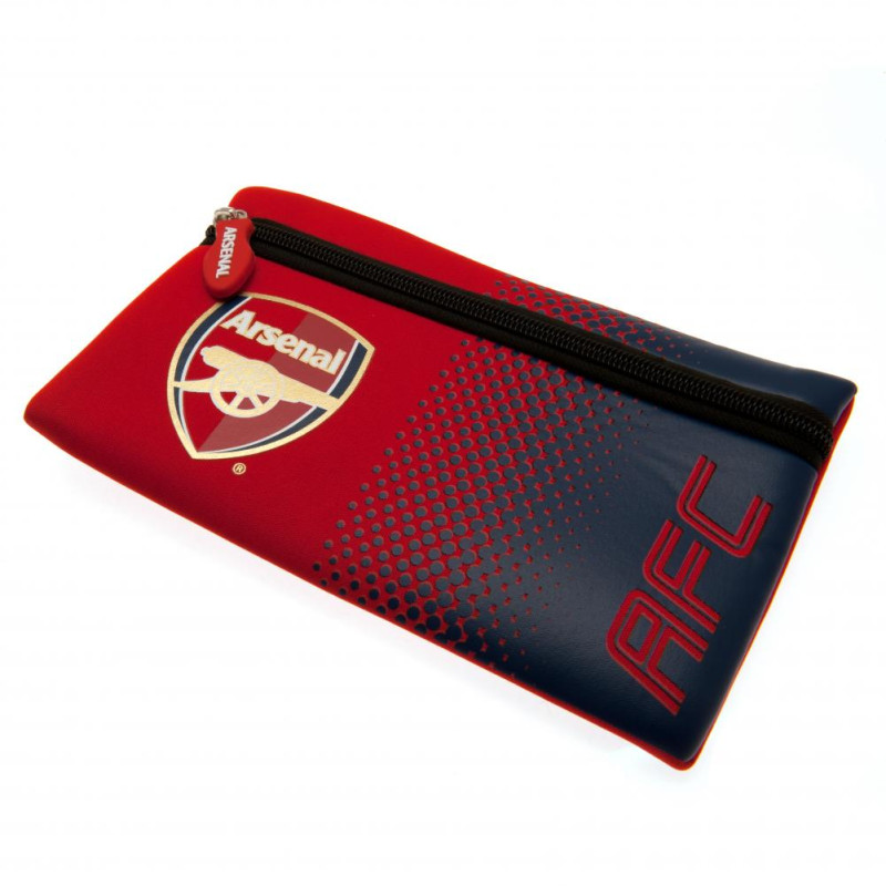 Pouzdro Arsenal FC, červeno-modré, zip, 22x13 cm