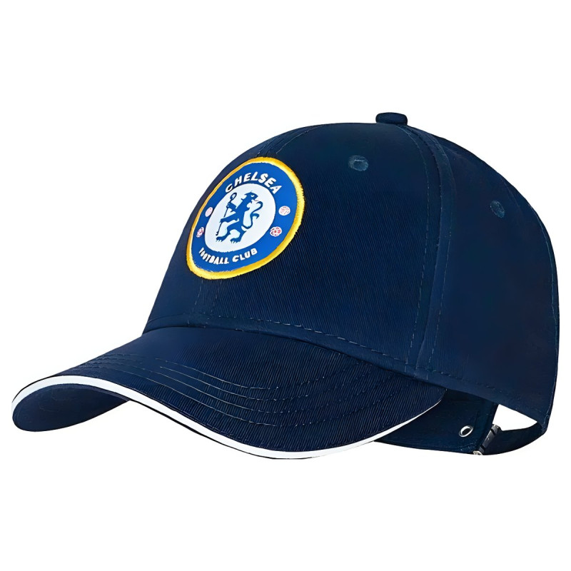 Kšiltovka Chelsea FC, modrá navy, znak klubu, velikost 55-61cm