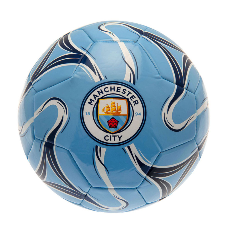 Fotbalový míč Manchester City FC, modrý, velikost 1