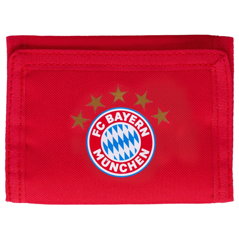 Textilní peněženka FC Bayern pro karty, doklady, mince, bankovky