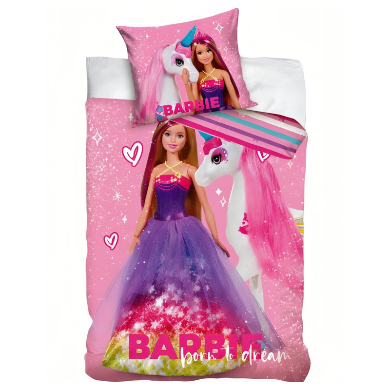 Povlečení Barbie, bavlna, 160x200, 70x80