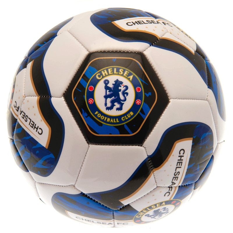 Fotbalový míč Chelsea FC, bílo-černý, vel. 5