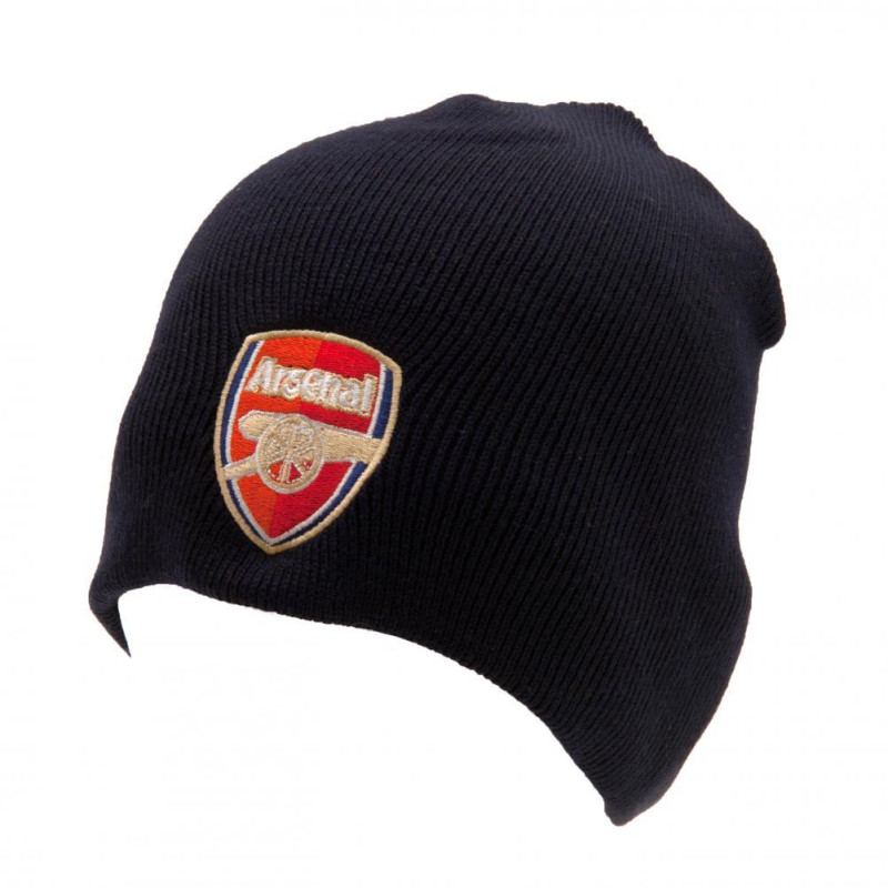 Zimní čepice Arsenal FC, modrá, vyšitý znak, univerzální
