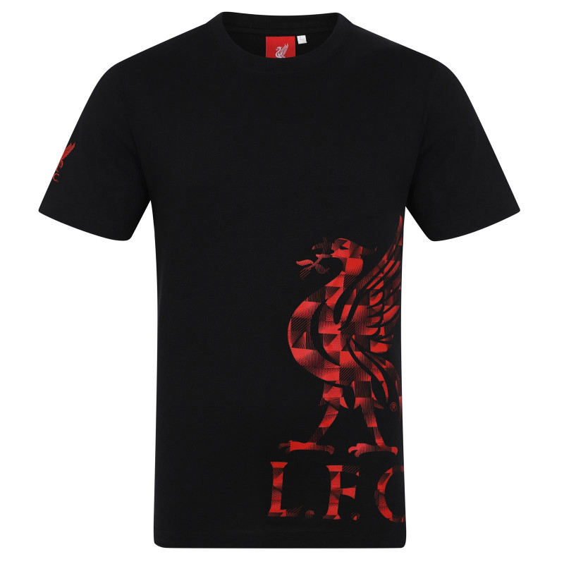 Dětské tričko Liverpool FC, černé, bavlna