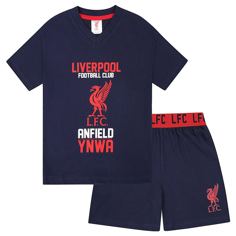 Dětské Pyžamo Liverpool FC, tričko, šortky, bavlna