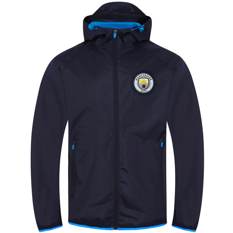 Bunda Manchester City FC, kapuce, tmavě modrá
