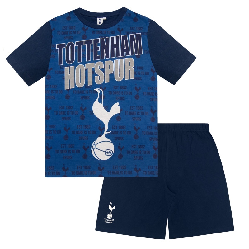 Dětské pyžamo Tottenham Hotspur FC, tričko, šortky, modrá