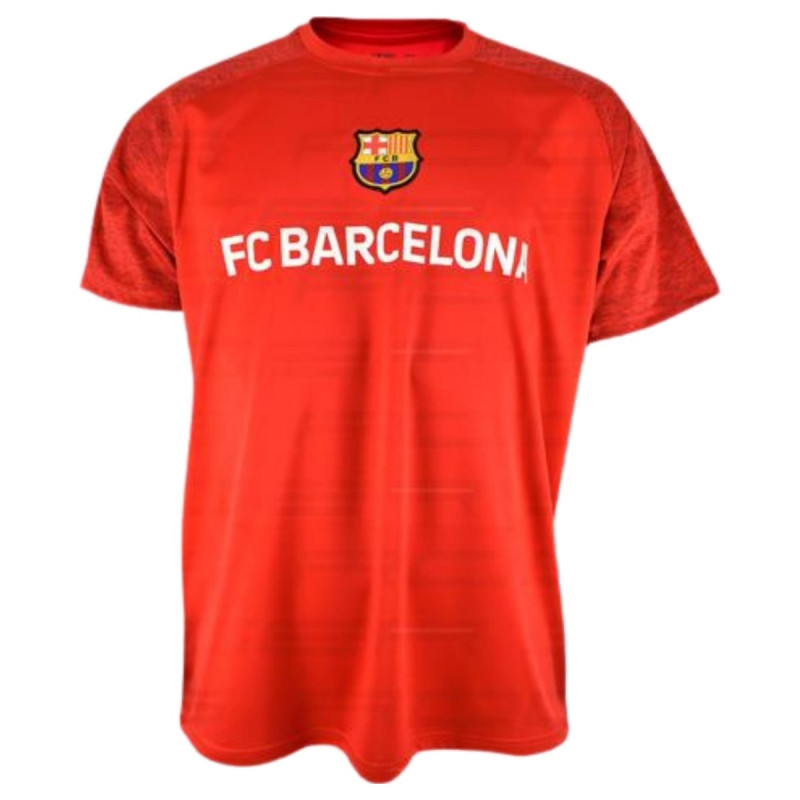 Sportovní Tričko FC Barcelona, červené, barevný znak FCB