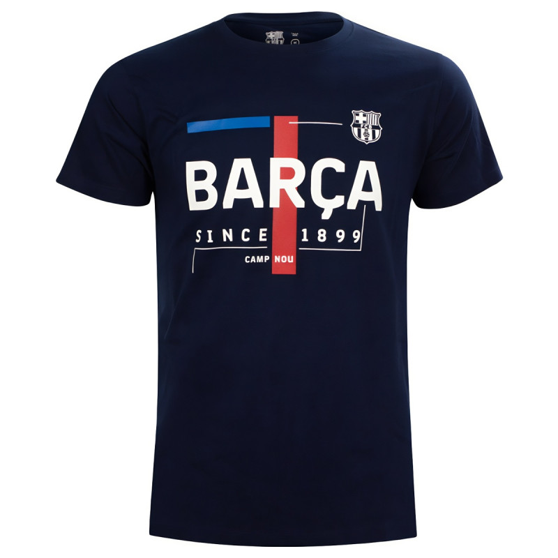 Tričko FC Barcelona, tmavě modrá, bavlna