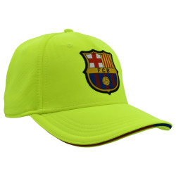 Kšiltovka FC Barcelona, žlutá, 55-61 cm