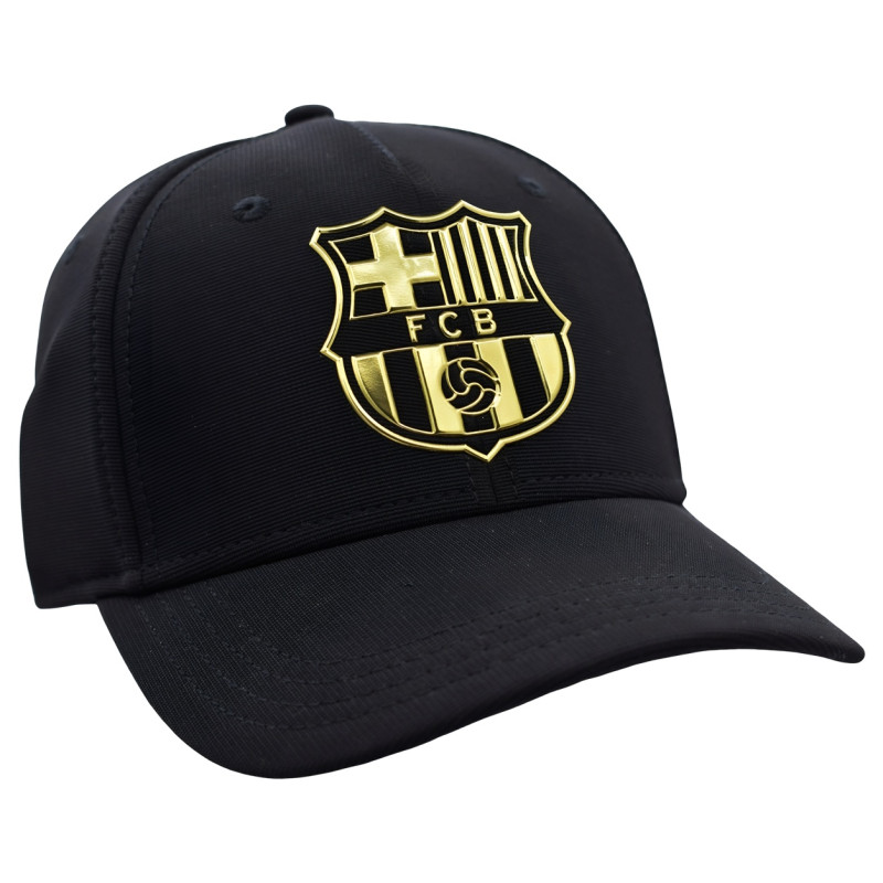 Kšiltovka FC Barcelona, černá, zlatá, 55-61 cm