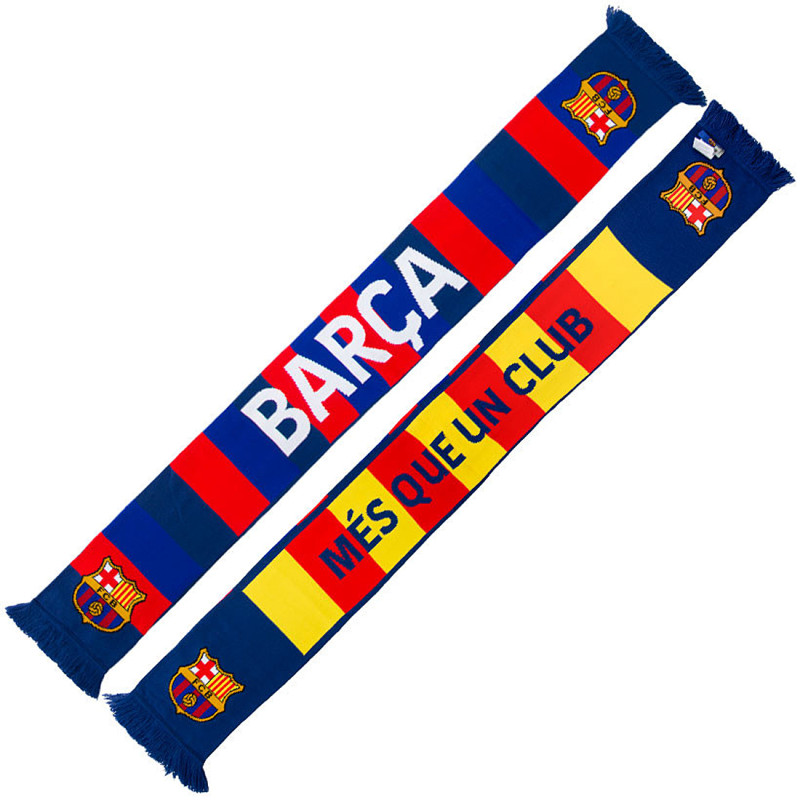 Šála FC Barcelona, oboustranná, pruhy