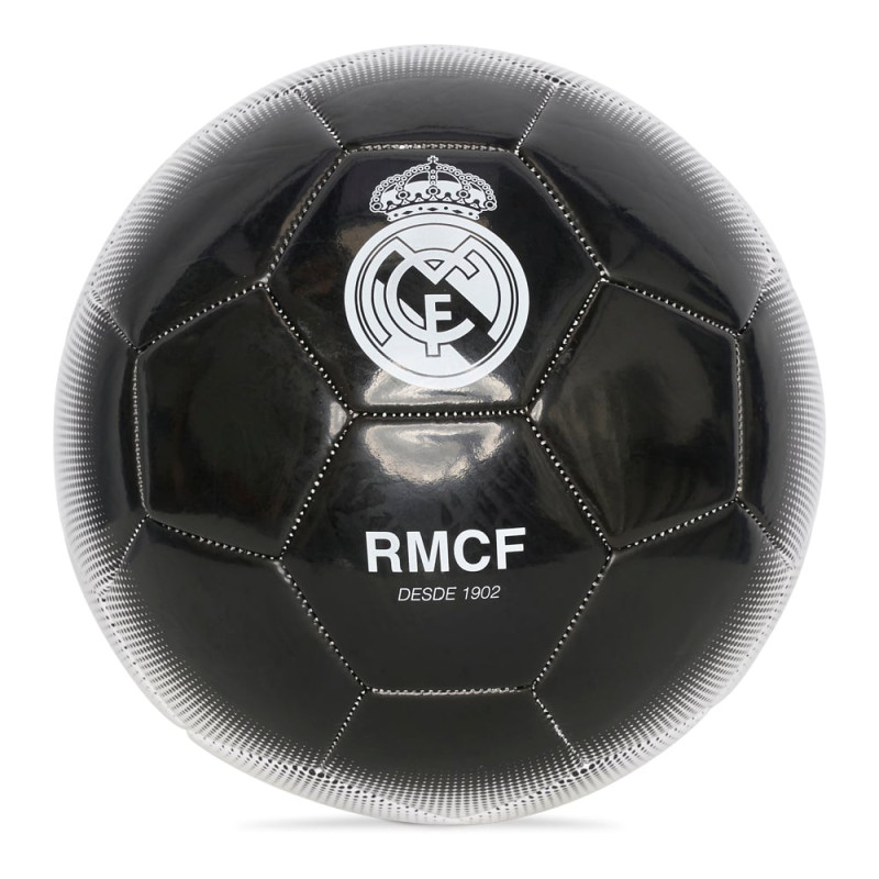 Fotbalový míč Real Madrid FC, černobílý, vel. 5