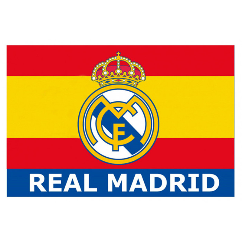 Vlajka Real Madrid FC, pruhy, 150x100 cm