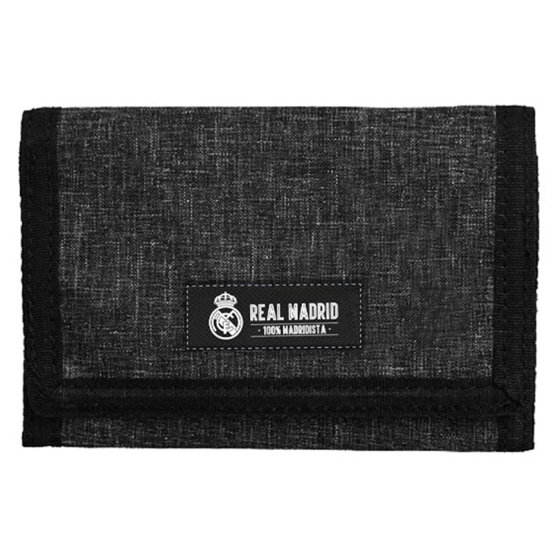 Textilní peněženka Real Madrid FC, tmavě šedá