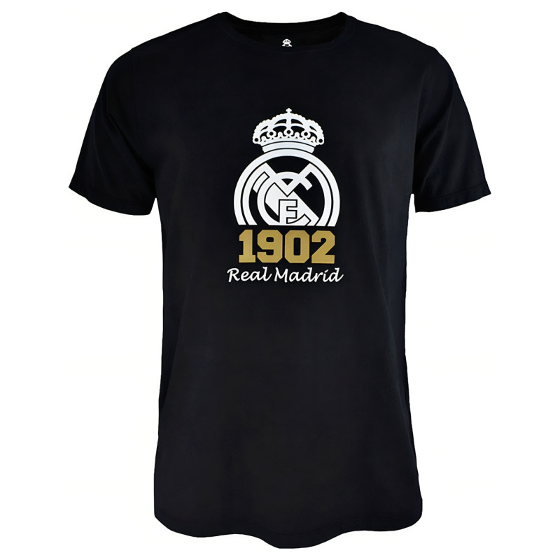 Tričko Real Madrid FC, černá, bavlna