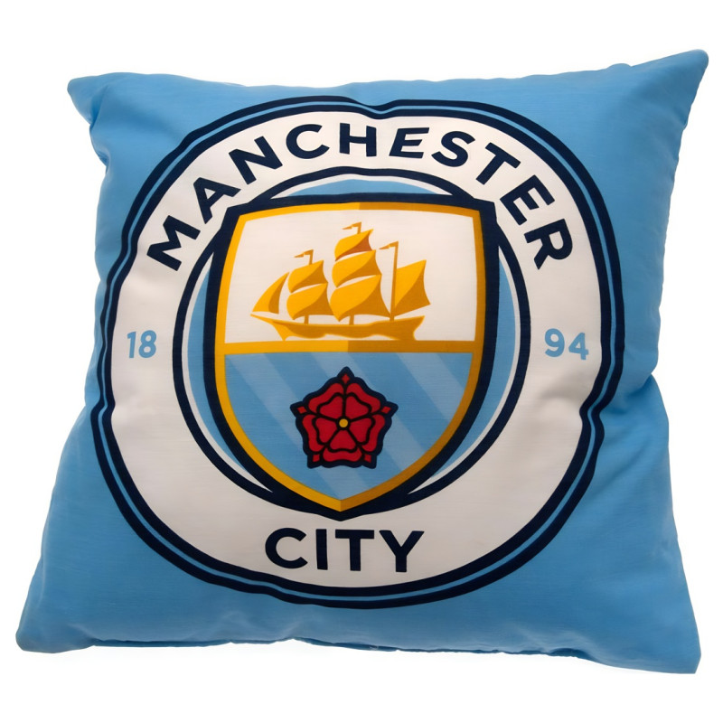 Polštářek Manchester City FC, modrý, 40x40 cm