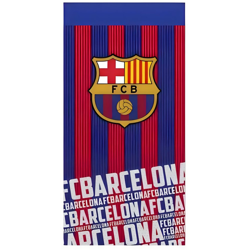 Osuška FC Barcelona, pruhy, 70x140