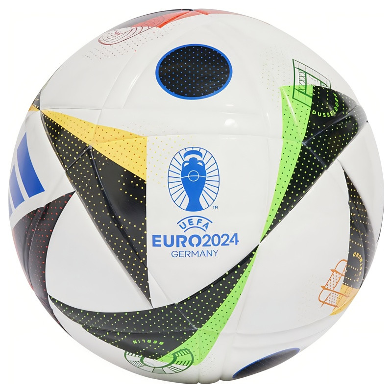 Fotbalový míč Adidas Euro 2024, bílý, vel 5