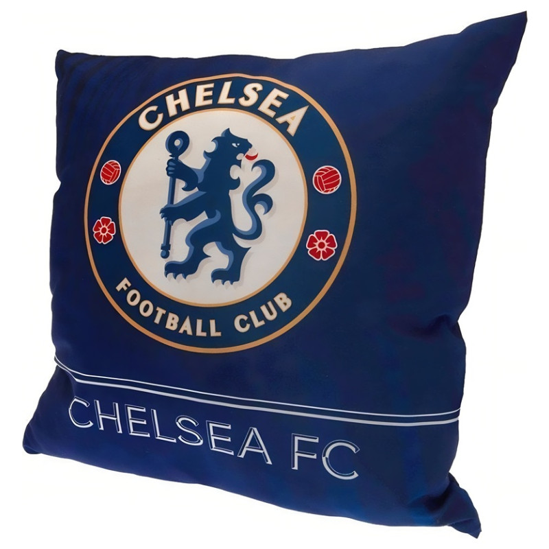 Polštářek Chelsea FC, modrý, znak, 40x40