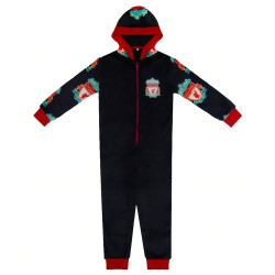 Dětské pyžamo Liverpool FC, All-In-One, černé