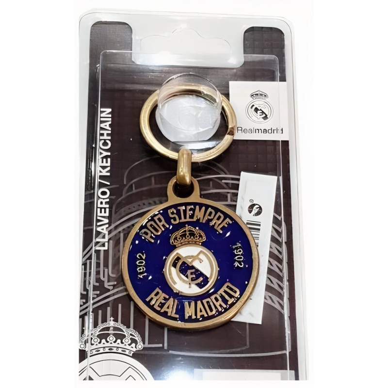 Přívěsek Real Madrid FC, kovový, zlato-modrý