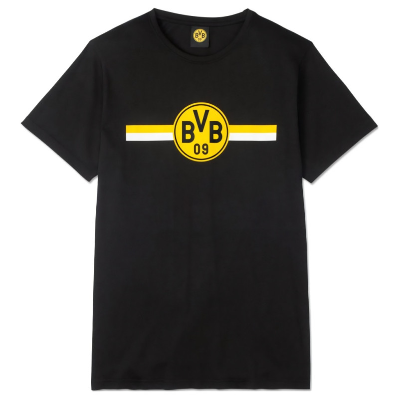 Tričko Borussia Dortmund, černé, bio-bavlna
