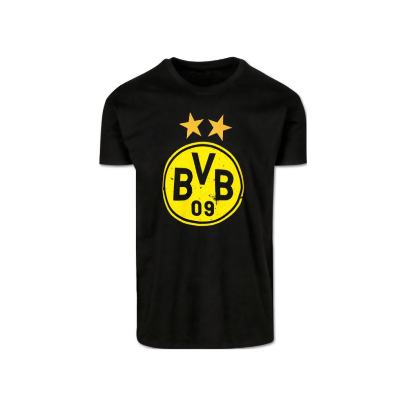 Tričko Borussia Dortmund, černé, bavlna