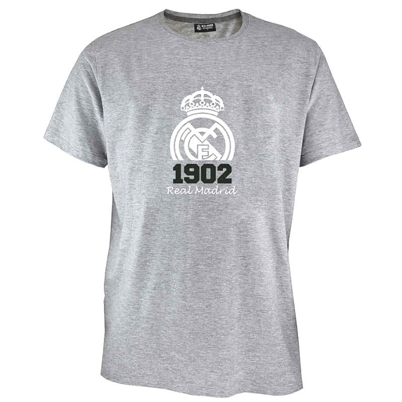 Tričko Real Madrid FC, šedé, bavlna