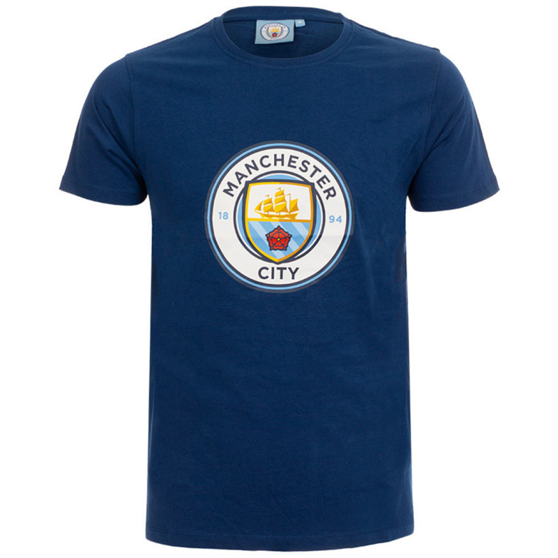 Dětské tričko Manchester City FC, modré, bavlna