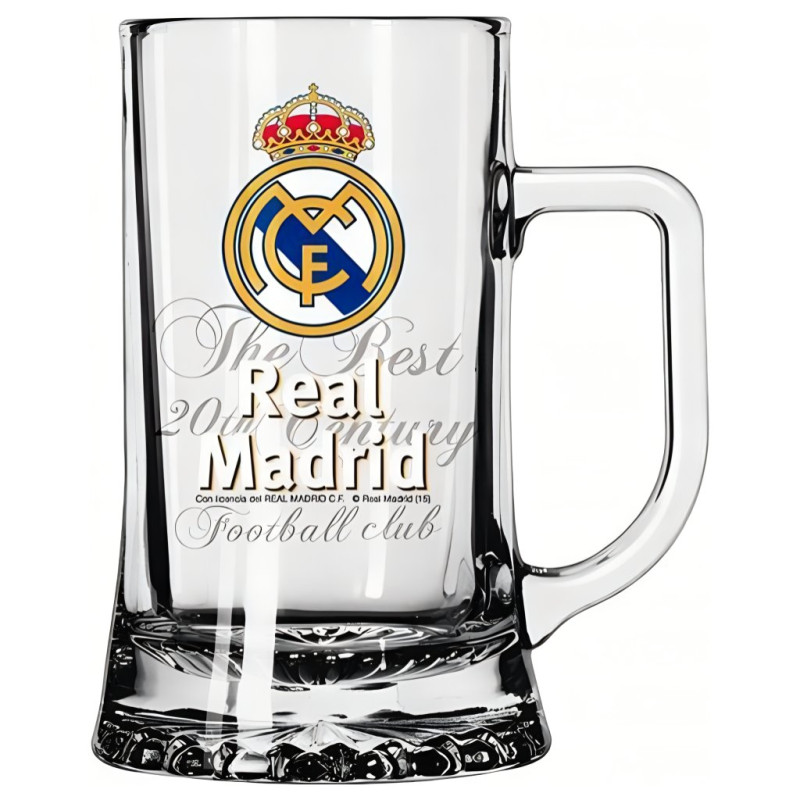 Pivní sklenice Real Madrid FC, 500 ml